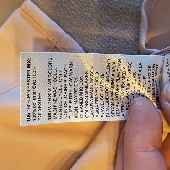 White House Black Market - Size L - Rose Smoke LS Pocket Soft Shirt - Picture 7 of 7